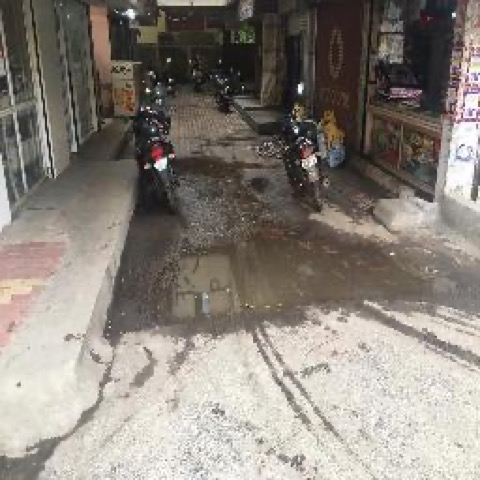 Held-out test: wet street